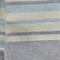 Tissu de rideau de tissu de tissu noir en lin textile